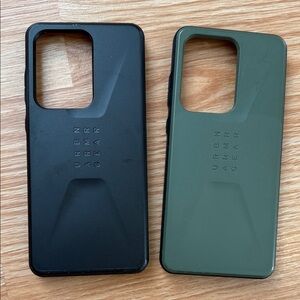 Urban Armor Gear Dual-Tone Black and Olive Phone Cases